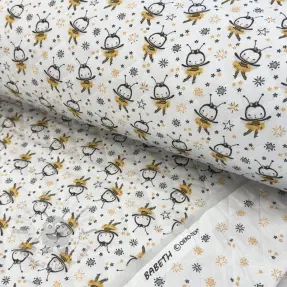 Bombažna tkanina QUILTING Elisabetta rumena