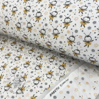Bombažna tkanina QUILTING Elisabetta rumena