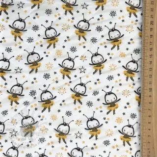 Bombažna tkanina QUILTING Elisabetta rumena