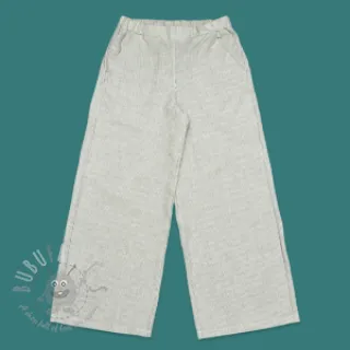 Lan z bombažem Lira medium stripe beige