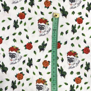 Bombažna tkanina FRIDA Art rose digital print