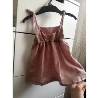 Viskoza z lanom CRINCLE old blush