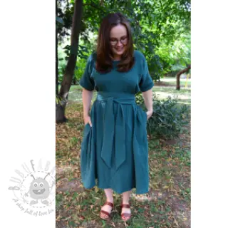 Dvojna gaza/muslin dark cyan