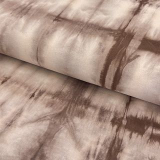 Bombažna tkanina HAND TIE DYE sivkasta