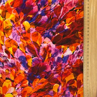 Úplet VISCOSE LYCRA HEAVY Watercolor Abstract design B digital print