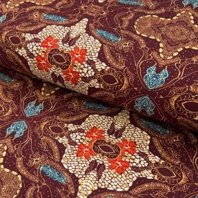 Pleteni VISCOSE LYCRA HEAVY Batik design A digital print