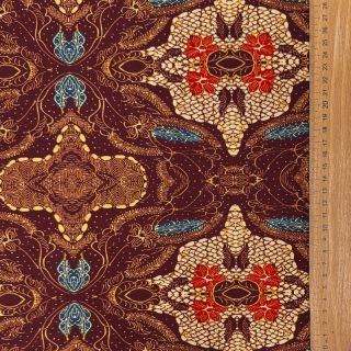 Úplet VISCOSE LYCRA HEAVY Batik design A digital print