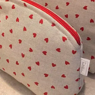 Dekorativno blago Linenlook Little love heart
