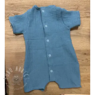 Dvojna gaza/muslin blue shadow ORGANIC