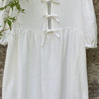 Dvostruka gaza/muslin ecru ORGANIC