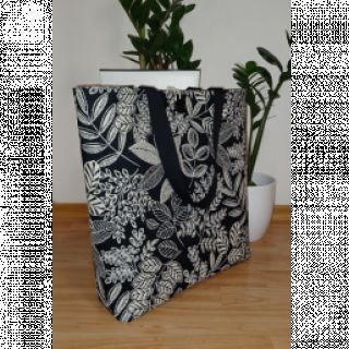 Dekorativna tkanina jacquard Valerian allover noir