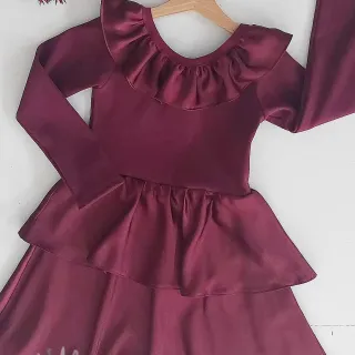 Saten SOIVÉ bordeaux