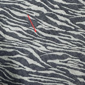 Dvojna gaza/muslin JACQUARD Animal pattern navy 2. razred