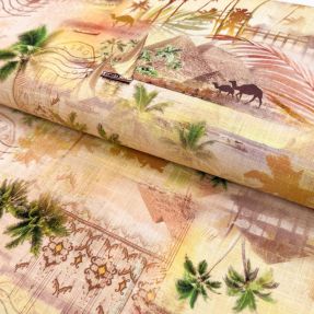Lan viskoza Egypt design B digital print