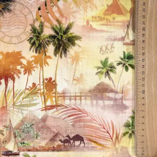 Viskoza z lanom Egypt design B digital print