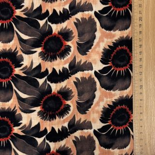 Lan viskoza Sunlower design B digital print