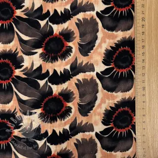 Viskoza z lanom Sunlower design B digital print
