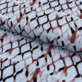 Lan viskoza Ivy Diamonds design A digital print