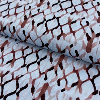 Lan viskoza Ivy Diamonds design A digital print