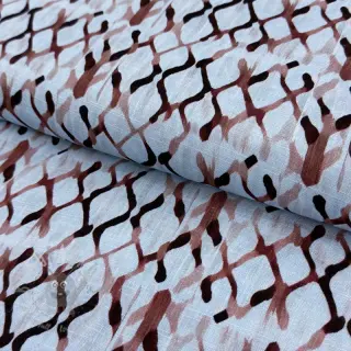 Viskoza z lanom Ivy Diamonds design A digital print