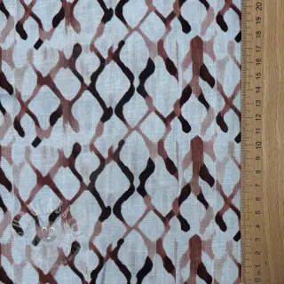Viskoza z lanom Ivy Diamonds design A digital print