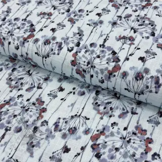 Viskoza z lanom Agapanthus design B digital print