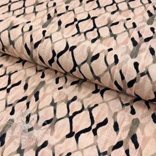 Viskoza z lanom Ivy Diamonds design B digital print