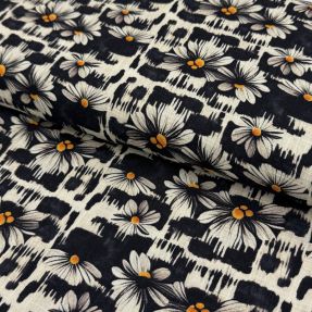Lan viskoza Daisy design A digital print