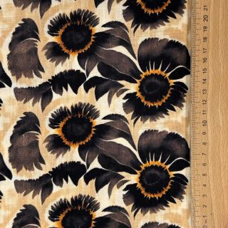 Lan viskoza Sunlower design A digital print
