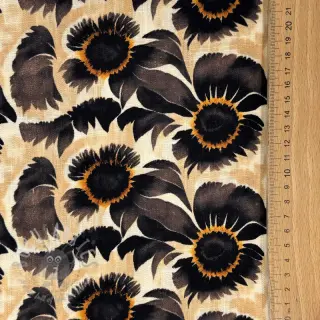 Viskoza z lanom Sunlower design A digital print