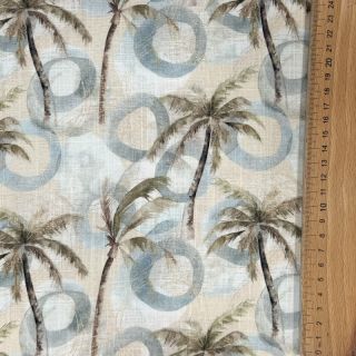 Lan viskoza Palm tree digital print