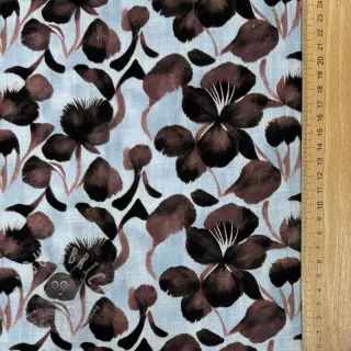 Viskoza z lanom Lotus design A digital print