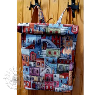 Dekorativno blago GOBELIN PREMIUM Happy colourful village