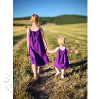 Dvojna gaza/muslin violet