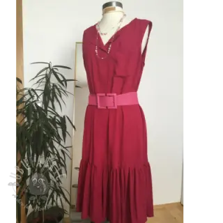 Bombažni popelin cerise