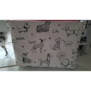 Dekorativno blago Linenlook Sweet doggie friends