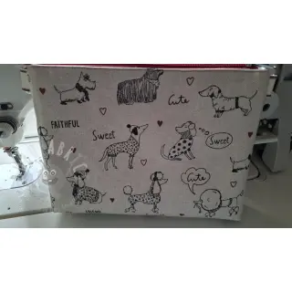 Dekorativno blago Linenlook Sweet doggie friends