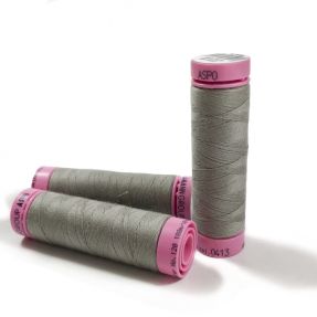 Poliestrska nit Amann Aspo 120 light grey