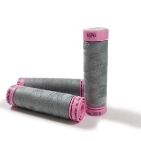 Poliestrska nit Amann Aspo 120 grey