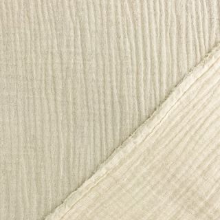 Dvojna gaza/muslin MELANGE light pebble