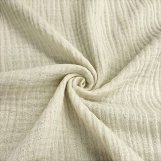 Dvojna gaza/muslin MELANGE light pebble
