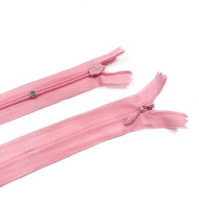 Skriti zadrgi ne-deljivi 25 cm pink