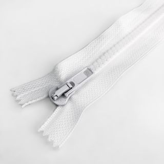 Plastična jakna zadrga razdelilna 70 cm white