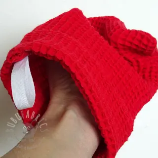 Bombažni vafel tkanja red