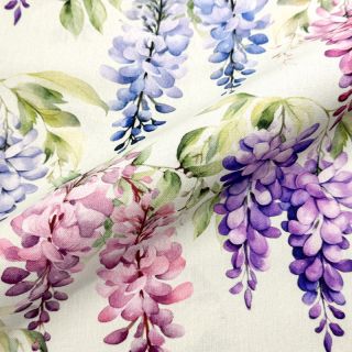 Dekorativno blago Serene Wisteria Charm digital print