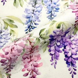 Dekorativno blago Serene Wisteria Charm digital print