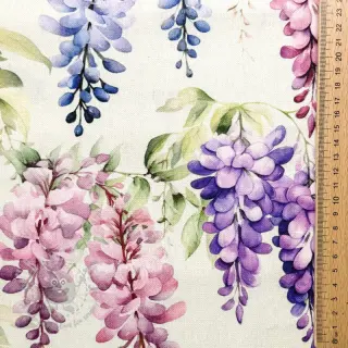 Dekorativno blago Serene Wisteria Charm digital print