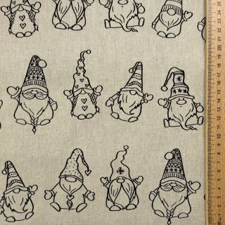 Dekorativno blago Linenlook premium Tomte Jolly Line