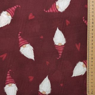 Bombažna tkanina Tomte Warm Heart