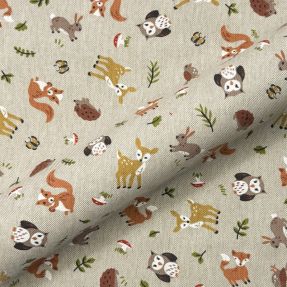 Dekorativno blago Linenlook premium Forest Friend Animal